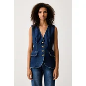 Luisa Spagnoli telovnik ženski denim Selettivo