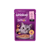 WHISKAS Vlažna hrana za macke Tasty Mix, losos 85g