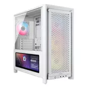 Corsair FRAME 4000D LCD RS PC-Gehäuse, Midi-Tower, ATX, ARGB, Tempered Glass - weiß-CC-9011327-WW