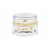 Collistar Pure Actives Glycolic Acid Rich Cream tonik za pomlajevanje 50 ml za ženske