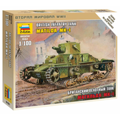 Wargames (WWII) tank 6191 - Britanski lahki tank Matilda Mk I (1: 100)