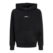 Jack & Jones Junior Majica JJBAY črna/bela