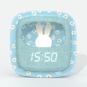 MOB Billy Clock lučka in budilka, Blue Flower