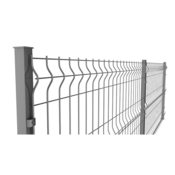 3D panelna ograda 4mm - pocinkovana i plastificirana - 2.5m x 1.23 - Antracit RAL 7016