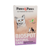 PAWS&PAWS Sredstvo za mačke protiv buva, krpelja, vaši i komaraca BioSpot Natural 1ml