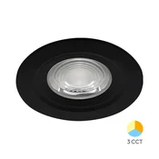 Braytron Spot svetiljka BRY- G3-7W-OKRUGLA-CRNA-3U1-IP54