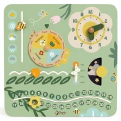 Classic World Drveni edukativni retro sat I kalendar ( SW12429 )