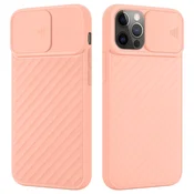 Cadorabo CADORABO Ohišje, združljiv z Apple v Matt Pink - Zaščitni pokrov iz fleksibilnega silikona TPU in z zaščito pred kamero, (20586073)