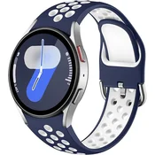Infostyle Športni silikonski pašček Upeak za Samsung Galaxy Watch 7/6/5/4/Watch 5 Pro/Watch 6 Classic – zračen in udoben