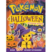 Pokemon Halloween Sticker Scene