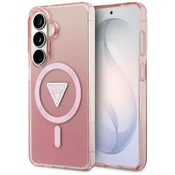 Guess GUESS etui za SAMSUNG S26 GUHMS26SHGTMLCGP (Magnetic IML Gradient Triangle) roza