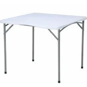 Hendi Sklopljiv vrtni catering miza 87 x 87 x 74 cm