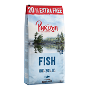 12 kg + 2,4 kg gratis! Purizon Adult - bez žitarica - Riba