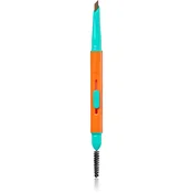 Trouble Maker Feral Brow Blade svinčnik za obrvi s krtačko 2v1 odtenek Light Brown 0.12 g