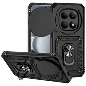 GS Oklepni ovitek za Xiaomi Redmi Note 15 Pro 5G, CamShield Slide, črn