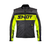 Softshell jakna Shot Softshell Lite black-fluo yellow