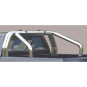 Misutonida Roll Bar O76mm inox srebrni za pickup Ford Ranger 2012-2015 i 2016-2018 double cab s TÜV certifikatom