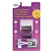 Avery Zweckform žig za označevanje oblačil CSTAMP.EU, praktično označevanje oblačil ali tekstila v vrtcih, šolah, domovih za ostarele, gostinstvu. Primerno za pranje v pralnem stroju do 90 °C .