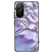 Silikonski črni ovitek za Xiaomi Poco F7 5G - Iridescent bubbles