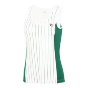 Ženska brezrokavna majica Fila Top Nina White Alyssum/Green Jacket L