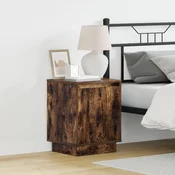 Nocni ormar s 2 pcs Dimljeni hrast 39 x 34.5 x 50 cm