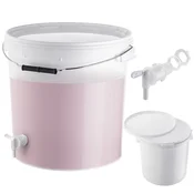 KADAX Fermentacijska posoda 20L vedro za vino, liker, pivo s pokrovom + pipa, (5000355443)