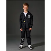 Sinsay - Jogger pantalone Smiley - crno
