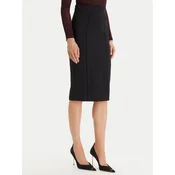 Elisabetta Franchi Ravno krilo GO-159-61E2-110 Črna Slim Fit