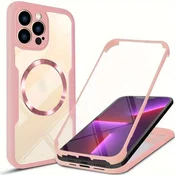 Hibridni Full body ovitek Techsuit ColorVerse 360 MagSafe za iPhone 13 Pro Max - pink
