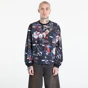 Majice Jordan Flight Mens Printed Long-Sleeve Jersey Black/ White L