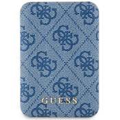 Guess Induction Powerbank 15W GUPB5FP4EMGB 5000mAh blue 4G Leather Metal Logo MagSafe (GUPB5FP4EMGB)