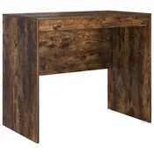 vidaXL Računalniška Miza Dimljeni Oreh Inženirski Les 90 x 50 x 76 cm