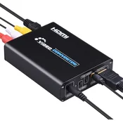 INF Pretvornik AV in S-video v HDMI Black, (21275714)