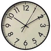 TALLSPARV Zidni sat, crna/bež, 28 cm