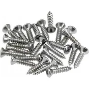 Fender Pickguard Mounting Screws Chrome (24-pack)