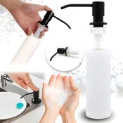shumee Heckermann dozator tekočine za kuhinjo 500 ml črne barve