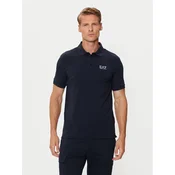 EA7 Emporio Armani Polo majica 8NPF14 PJVQZ 0562 Mornarsko modra Regular Fit