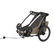 Thule športni voziček kolesarski double Chariot Cross 2 faded khaki