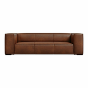 Rjava usnjena zofa v barvi konjaka 227 cm Madame - Windsor & Co Sofas