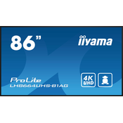 iiyama ProLite LH8664UHS-B1AG (217.4 cm (85.6”) sichtbar) – 4K – für Digital Signage