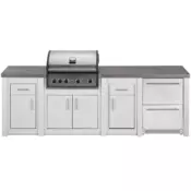 Grandpro Letna kuhinja 280 ALU Series - Bela + Pro Elite [SWPE3NFDD1]