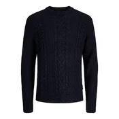 JACK & JONES Pulover JJJames nočno modra