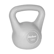 Kettlebell REBEL ACTIVE bituminous siva 12 kg