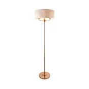 Endon 110724 - Podna lampa HIGHCLERE 1xE14/40W/230V bež/mesing