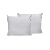 Set jastucica od bele ranforce pamuka (2 komada)