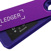 Ledger Nano S Plus denarnica za Bitcoin in druge kriptovalute, vijolična