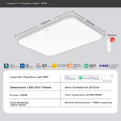 Yeelight Plafonska lampa, 160 W, 200 V
