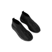 Superge Kurt Geiger London Kurt Crystal Knit Dr črna barva, 5371600609