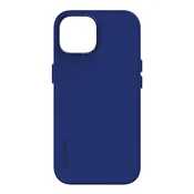 Decoded - Silikonski zaščitni ovitek, združljiv z MagSafe, za iPhone 15 Plus (galaktično moder)