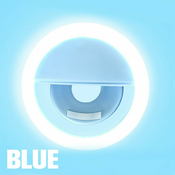 Selfie ring - svjetlosni prsten za selfie - Svijetlo plava